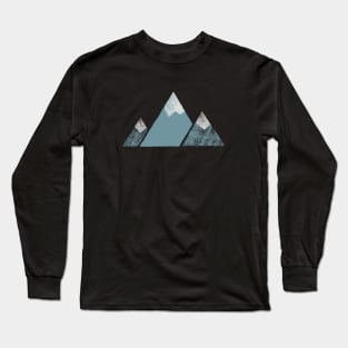 Minimalist Mountains Long Sleeve T-Shirt